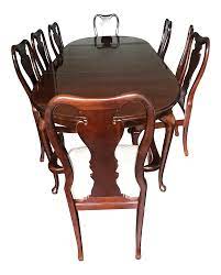 The dining room set, and the china!!! Thomasville Collector S Cherry Dining Set Chairish