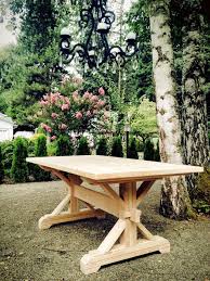 Diy Farmhouse Trestle Table Decoist Farmhouse Table Plans Trestle Table Farmhouse Diy