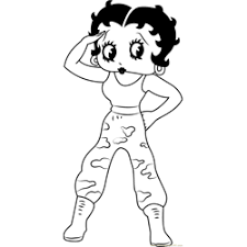 Primary, secondary, and tertiary colors. Betty Boop Coloring Pages For Kids Printable Free Download Coloringpages101 Com