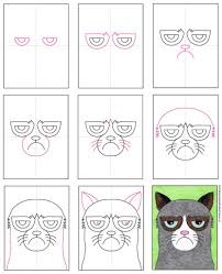 Buzzfeed's newest hotshot hire isn't really working out. How To Draw Grumpy Cat Grumpy Cat Coloring Page