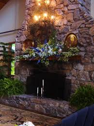 Your Best Choice For Wedding Flowers In The Asheville Area Mantle Decor Wedding Mantle Glass Vase Decor