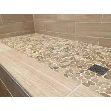 We created our standing pebble tile line from several of the colors used in our natural and polished pebble tile lines. Pin On Bathroom