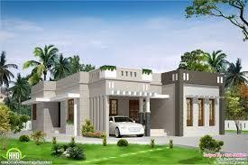 Single Storey Flat Roof House Plans In South Africa Google Search Kerala House Design Flat Roof House House Front Design