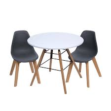 Letendre Kids 3 Piece Round Table And Chair Set Round Kids Table Kids Table And Chairs Round Table And Chairs