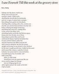 Common On Twitter I Saw Emmett Till This Week At The Grocery Store A Poem By Eveewing For Emmett Till Https T Co Khjzh9ldxu Https T Co 7hmcwfodqu Twitter