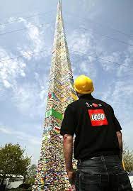 The world's tallest Lego tower which took 500,000 bricks to build | Amazing lego creations, Big lego, Lego creations