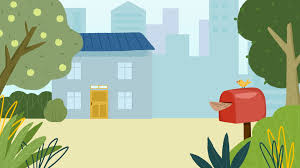Fundo De Desenhos Animados Grama Fora Da Casa Cartoon Background Background Cartoon Grass