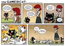 Gamer Cat He S A Cat He Plays Video Games Episode 22 Help Wanted Gamer Cat Funny Games Fun Comics