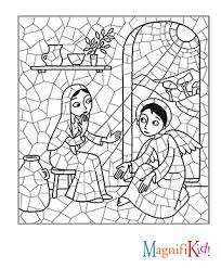 Come to our website coloringpagesonly.com to enjoy the coloring picture with many colors. Magnificat My Colorings
