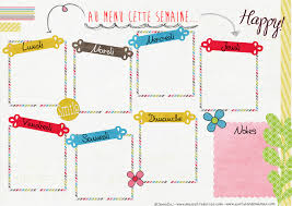 Then customize to your heart's content with modern fonts, graphics or your own images to create something truly original. Planning Vierge Menu De La Semaine Recettes Cookeo