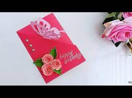 This video shows ideas on how to make greeting cards. How To Make Butterfly Birthday Card Birthday Card Youtube Simple Birthday Cards Butterfly Birthday Cards Handmade Birthday Cards