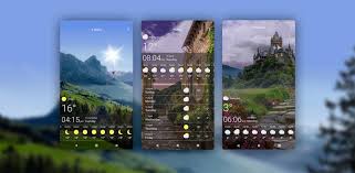 Paisaje animado minimalista con previsión del tiempo. Weather Live Wallpapers V1 18 Pro Apk Apkmagic
