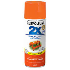 Rust Oleum 340g Real Orange Gloss 2x