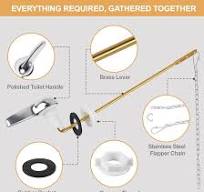 Universal Toilet Handle Replacement Kit - Premium Toilet Flusher Handle  Replacement for Reliable Performance, Front Mount Toilet Lever Replacement  Kit ...