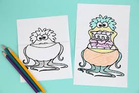 Coloring page will result in a sense of calm and therapy for kids. Printable Big Mouth Monster Coloring Pages It S Always Autumn