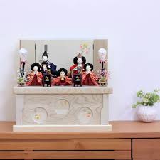 小さな5人飾りでも、手間暇かけた雛人形 美々しいお顔【ゆず雛】ひな祭りのお雛様 – 人形のひなせい