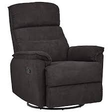 amazon com ravenna home pull recliner with rotating 360 swivel glider living room chair fabric dark grey home living room chairs swivel glider recliner