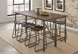 Bridgetown Brown 5 Pc Counter Height Dining Set Counter Height Dining Sets Dining Room Sets Dining Table Dimensions