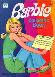 Barbie Coloring Books Retroreprints The World S One True Coloring Book Archive Barbie Books Vintage Coloring Books Barbie Coloring