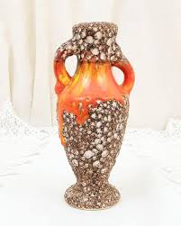 Jahrgang Franzosisch 1960er Jahre Vallauris Vase Mid Century West German Pottery Pottery Vase