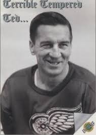 1991-92 Ultimate Original Six #6 Detroit Red Wings Ted Lindsey AUTOGRAPH  Signed