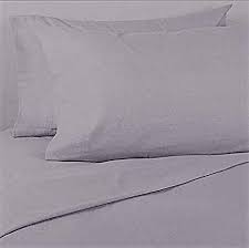 Amazon Com Bee Willow Home Heavy Weight Flannel 3 Piece Sheet Set Super Soft 100 Homegrown Cotton Heather Grey Twin Home Kitchen
