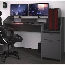 Urban High Sleeper Pc Gaming Bed With Built In Gaming Desk In 2020 Work Station Desk Gaming Desk Dream Desk