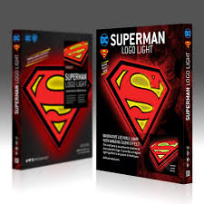 Modern led ceiling lights for big lobbyist groups dc comics. Superman Led Logo Wall Light Sideshow Collectibles