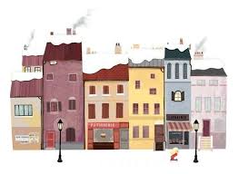 Lucie Brunelliere Illustration Dessin Batiment La Petite Fille Aux Allumettes Illustrateur Jeunesse