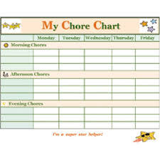 Chore Chart Download