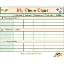 Chore Chart Download