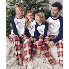 Relaxed fit cotton bear family christmas pajamas for the grumpy and grizzly. Holiday Family Matching Winter Bear Pajama Pj Sets Christmas Shirt For Whole Family Matching Family Outfits Aliexpress
