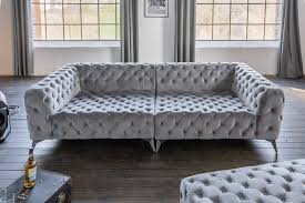 Couch chesterfield leder silber : Kawola Big Sofa Narla Chesterfield Versch Farben Mit O Ohne Hocker Online Kaufen Otto