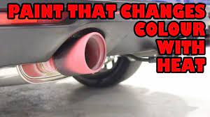Heat Changing Paint On Exhaust Youtube