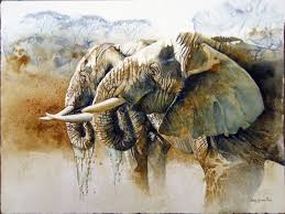 For boys and girls, kids and adults, teenagers and toddlers, preschoolers and older kids at school. Powerful African Wildlife Bursts Out Of Lively Landscapes Wildlife Paintings Animal Paintings Elephant Art