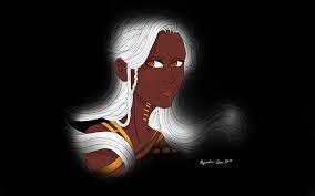 Posing isolated on a white. White Haired Woman Wise Nejandrea Corea Digital Art People Figures Portraits Female Artpal