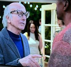 Larry's missed opportunity for free gift wrapping in Curb Your Enthusiasm