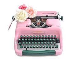 Pink Typewriter Voss On Etsy Pink Home Decor For Vintage Lovers Etsy Pink Typewriter H Vintage Typewriters Typewriter For Sale Unique Home Accessories