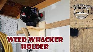 Fortunately, if you've ever struggled with a place to put your weed eater when it's not in use, you have a couple of easy storage options. How To Make A Simple Weed Eater Holder Youtube