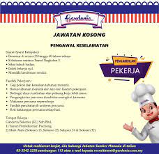 Info kekosongan ini adalah seperti yang diiklankan. Jawatan Kosong Vacancy Gardenia Bakeries Kl Sdn Bhd Facebook