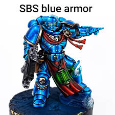 Sbs Blue Armor Warhammer Figures Military Figures Mini Paintings