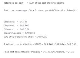 Total sales per dish = $10,000. How To Calculate The Ideal Food Cost For Your Restaurant Raqtan