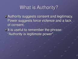 Implied authority refers to an agent with the jurisdiction to perform acts which are reasonably necessary to accomplish the purpose of an organization. Ppt Political Concepts Of Power And Authority Powerpoint Presentation Id 2413221