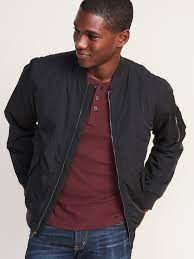 Water Resistant Bomber Jacket For Men Old Navy Bomber Jacket Men Mens Outfits Mens Jackets