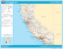 The largest cities on the california map are los angeles , san diego , san jose , san francisco, and fresno. Outline Of California Wikipedia