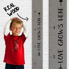 Growth Chart Art Love Grows Here Wooden Height Chart Tribal Wood Growth Chart For Babies Kids Boys Girls Tribal Grey