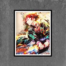 Direct from great big canvas! Amazon Com Demon Slayer Picture Poster Japanese Anime Canvas Prints Demon Slayer Kamado Canvas Prints Wall Art Painting Boy Bedroom Bedside Layout Nursery Decor No Frame 8 X 10 Demon Salyer Posters