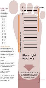 Printable Shoe Size Chart Kiddo Shelter Shoe Size Chart