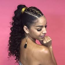 Twists can also be interchanged with braids, i often do twists because it's easier to do on my hair when it hasn't been fully detangled. 10 Curly Ponytail Styles To Try Next Naturallycurly Com