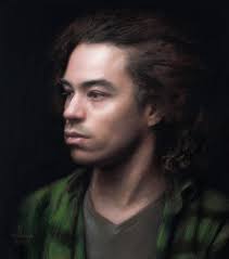 A pastel portrait I did recently of my buddy Morgan : r/pics